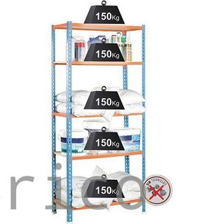 Estantería Metálica 1800x900x400 mm - 750 Kg