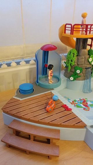 Playmobil Piscina con tobogán Ref 4858