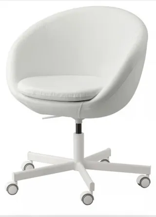 Silla de escritorio IKEA blanca