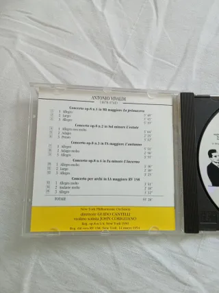 CD Cantelli Vivaldi Le Quattro Stagioni