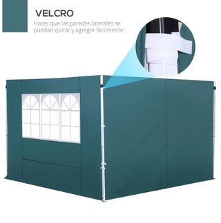 2 Paredes Laterales para Carpas 3x3m