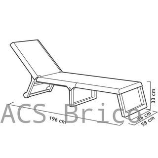 Tumbona Dream Wengué