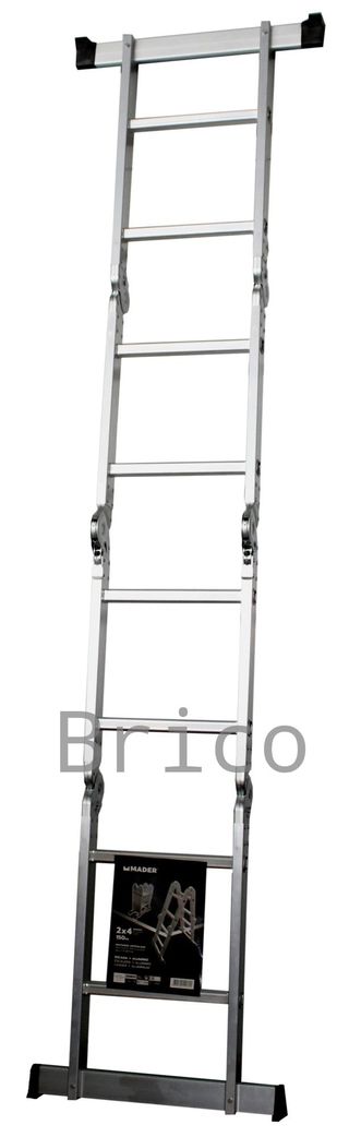 Escalera Multisusos Aluminio Profesional 4x2 Peldaños - 10082