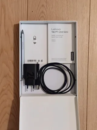 Lenovo Tab P11 + funda verde