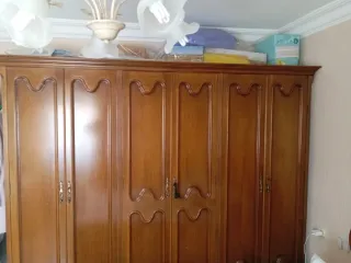 Dormitorio Clásico Madera Tallada