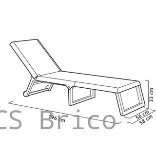 Tumbona Dream Wengué