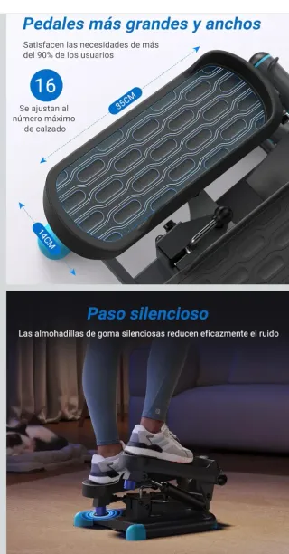 NUEVO Mini Stepper 2 en 1 MERACH Negro