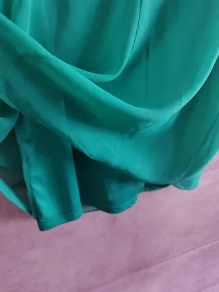 Vestido gasa verde Talla M/L