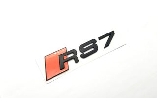 EMBLEMA TRASERO LETRAS AUDI RS7 NEGRO MATE
