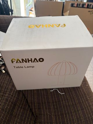 Lampada touch ricaricabile arancione