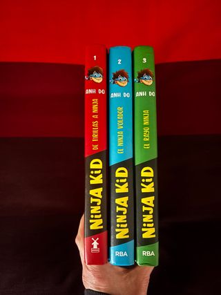 Pack libros Ninja Kid, números 1,2 y3