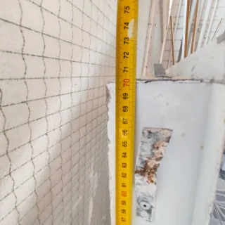 Ventana aluminio 2 hojas 100x70cm