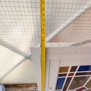 Ventana aluminio 2 hojas 100x70cm