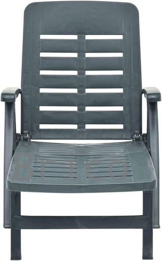 Tumbona Plegable Smeraldo con Ruedas Verde