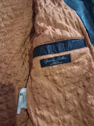 Cazadora de  piel  Scotch & Soda Negra