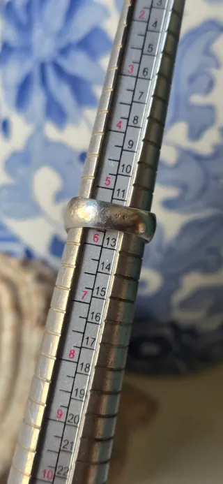 Anillo vintage años 60 plata de ley