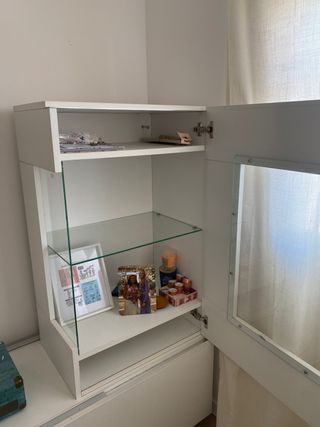 Conjunto Muebles Salón Blanco y Madera