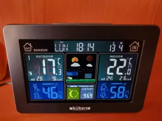 ESTACIÓN METEOROLÓGICA KÜKEN PANTALLA LCD