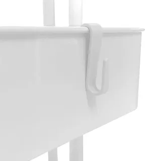 Carrito Almacenamiento 85x44x37 Cm Blanco NUEVO