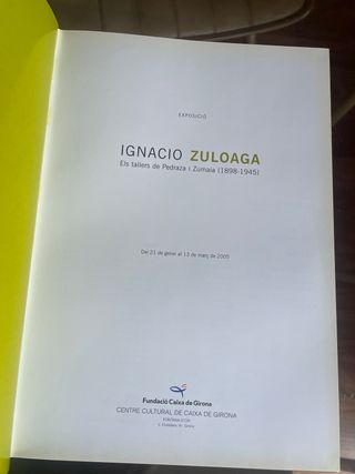 IGNACIO ZULOAGA Els tallers de Pedraza i Zumaia