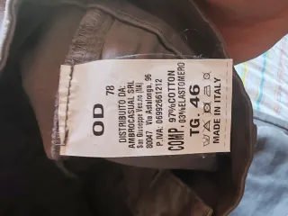 Pantaloni grigi OD78