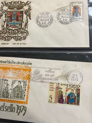 Álbum sobres 1er día 80 sobres