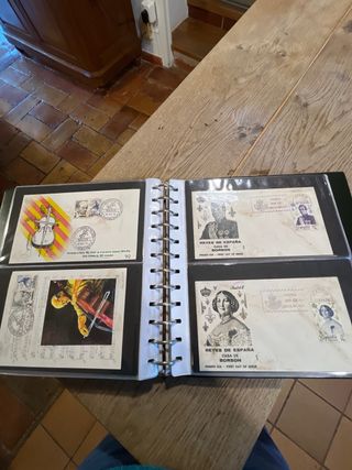 Álbum sobres 1er día 80 sobres