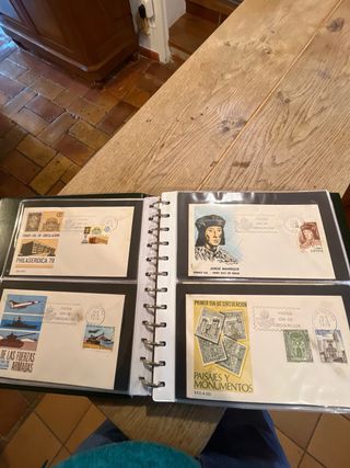 Álbum sobres 1er día 80 sobres