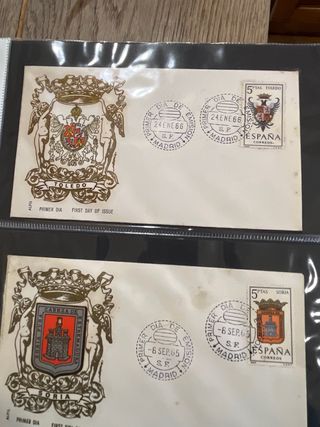 Álbum sobres 1er día 80 sobres