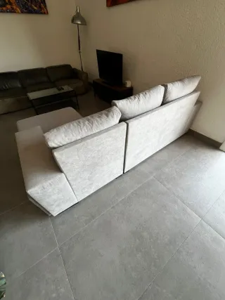 Sofá Chaiselongue Gris