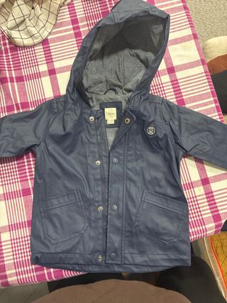 Chubasquero Sfera Azul Talla 12-18 Meses