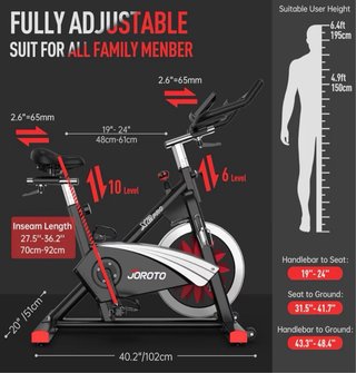 Bicicletta JOROTO X2PRO Indoor Professionale
