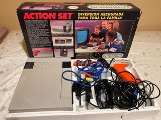 Nintendo NES Action Set con pistola y juego
