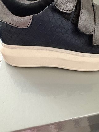 Scarpe ginnastica blu/argento
