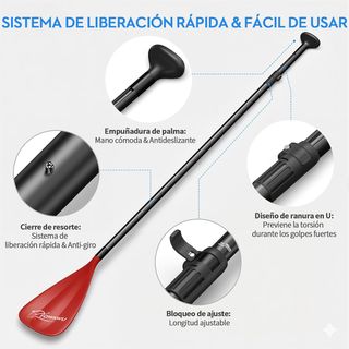 Remo Paddle Surf FOWAWU 3 Piezas