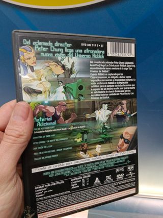 película en DVD, Las Crónicas de Riddick: Dark Fury