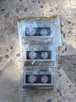 TDK MC-60 Microcassettes. 17 unidades