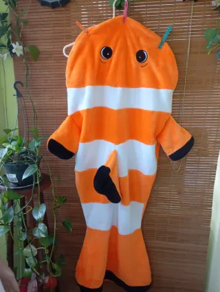 Saquito disfraz pez payaso