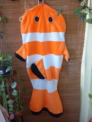 Saquito disfraz pez payaso