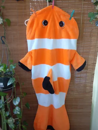 Saquito disfraz pez payaso