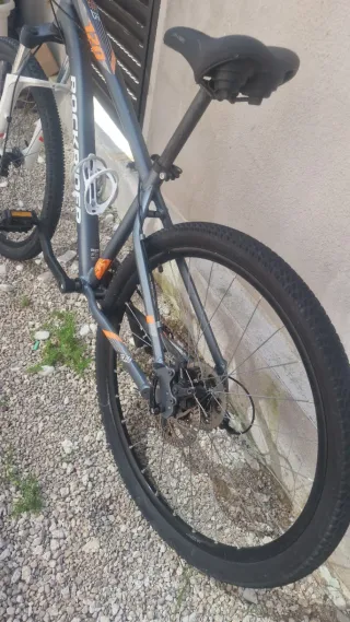 Bicicleta Rockrider Gris