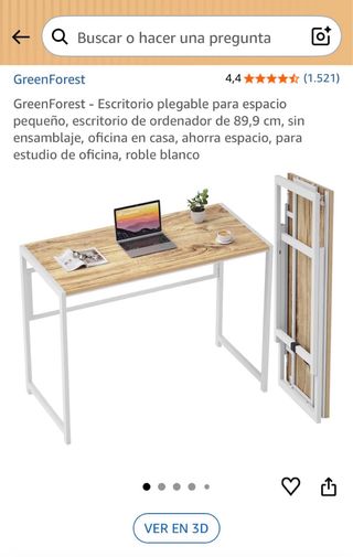 Escritorio plegable