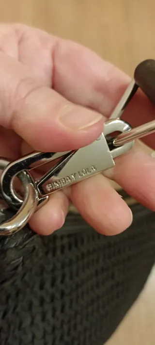 Bolso Bimba y Lola Tejido Negro