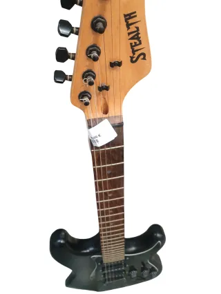 Guitarra Eléctrica Negra Stealth