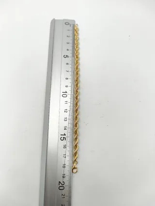 Pulsera Cordón Salomónico Oro 18kt