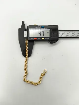 Pulsera Cordón Salomónico Oro 18kt