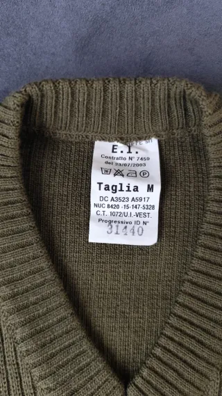 Maglione Invernale Esercito Taglia M