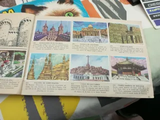 Álbum Cromos La Vuelta al Mundo Maga