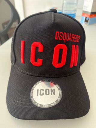 Gorra DSQUARED2 ICON Negra Roja
