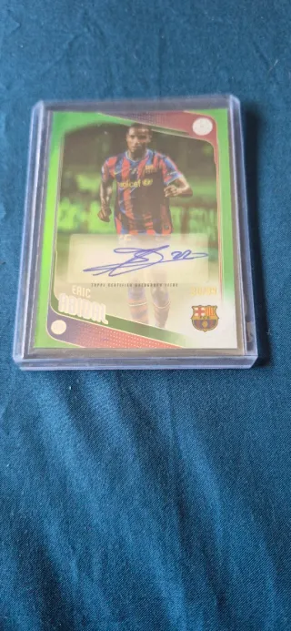Cromo Autógrafo Eric Abidal 30/99 Topps